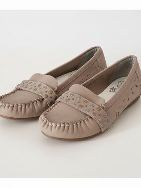 Rieker anti stress Taupe Studded Slip-On Loafers women’s size 40 (8.5). Like new